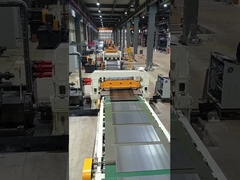 Fly Shear Cut To Length Line 0.3-3 X 1250 เหล็กกล้าไร้สนิมหรือเหล็กกล้าคาร์บอน