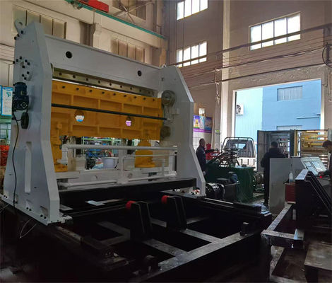 เหล็กเกจขนาดกลาง Flying Cut To Length Line Shear Continuous Cut To Length Line 2-8x1600