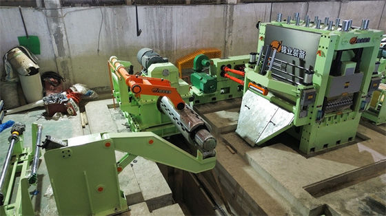 6 Hi Leveler เซอร์โวตัดตามความยาวพร้อมตัวตัดขอบและตัวเรียงซ้อนคู่