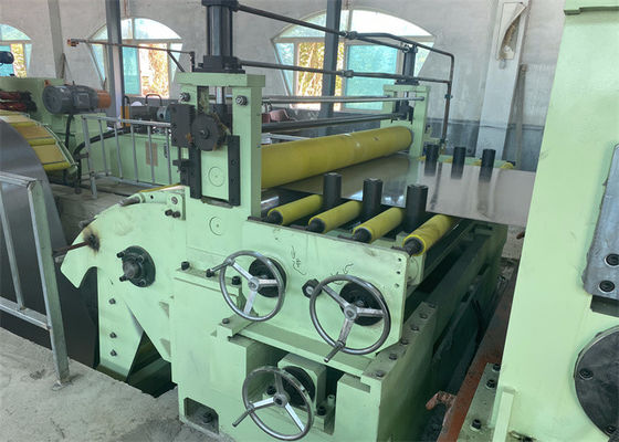GI สายตัดโลหะสังกะสี Galvanlume Steel Sheet Slitting Line Machine 3 X 1250