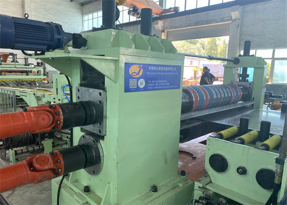 GI สายตัดโลหะสังกะสี Galvanlume Steel Sheet Slitting Line Machine 3 X 1250