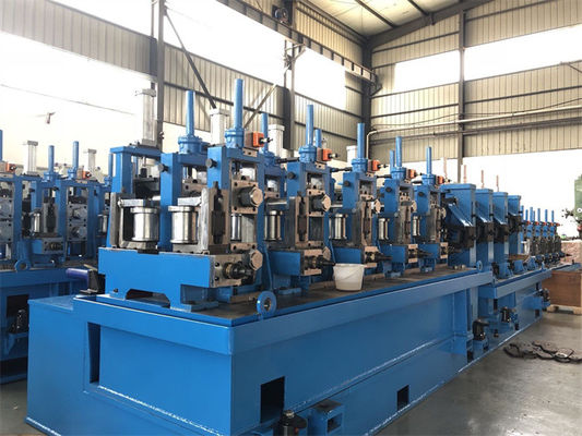 เครื่องทำท่อ ERW 10-50m / นาที เครื่องโรงสีท่อเหล็กสี่เหลี่ยมสี่เหลี่ยม