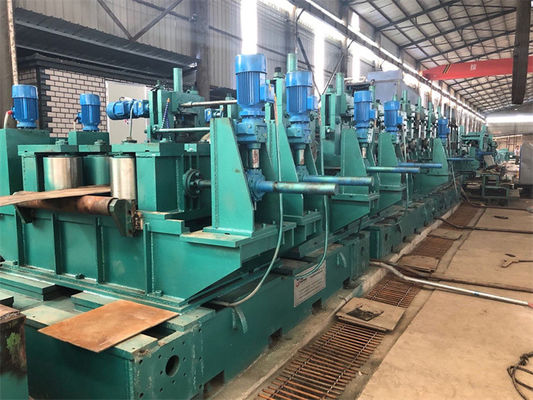 เครื่องเชื่อมท่อเหล็กสำหรับงานหนัก ERW Tube Mill Machine HG 165