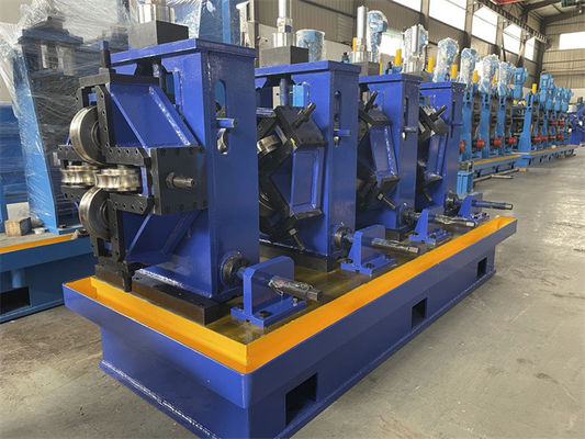เครื่องทำท่อ ERW 10-50m / นาที เครื่องโรงสีท่อเหล็กสี่เหลี่ยมสี่เหลี่ยม