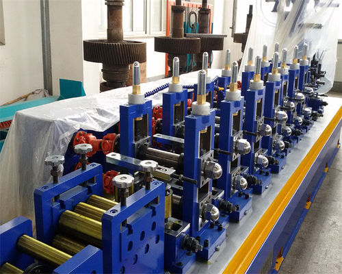 เครื่องทำท่อ ERW เหล็กชุบสังกะสี Black Steel ERW Welded Pipe Mill Line HG 50