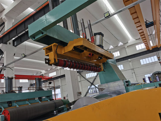 Light Gauge Precision Uncoiling Slitting Recoiling Line 4 X 1600