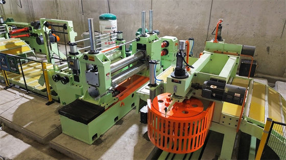 6 Hi Leveler เซอร์โวตัดตามความยาวพร้อมตัวตัดขอบและตัวเรียงซ้อนคู่