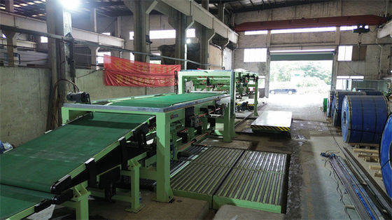 6 Hi Leveler เซอร์โวตัดตามความยาวพร้อมตัวตัดขอบและตัวเรียงซ้อนคู่