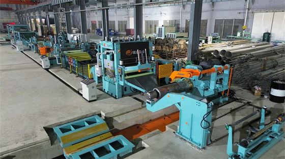 สแตนเลส Sheet Servo Cut To Length Line กับเครื่องตัดขอบ