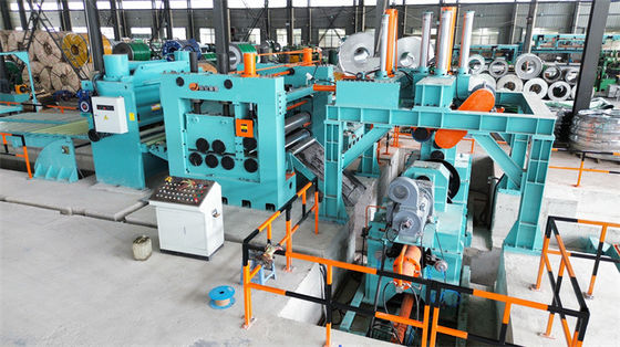 โล่เหล็กไร้ขัดลม uncoiling การปรับระดับตัดเส้นความยาวกับขอบการตัด 4-16 X 2000