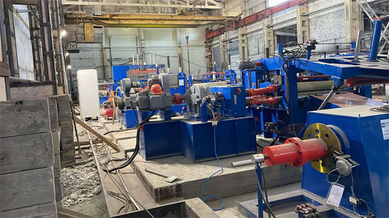 Double Slitter Heads Coil to Coil Steel Slitting Recoiling Line สำหรับแผ่นเหล็กคาร์บอน CR